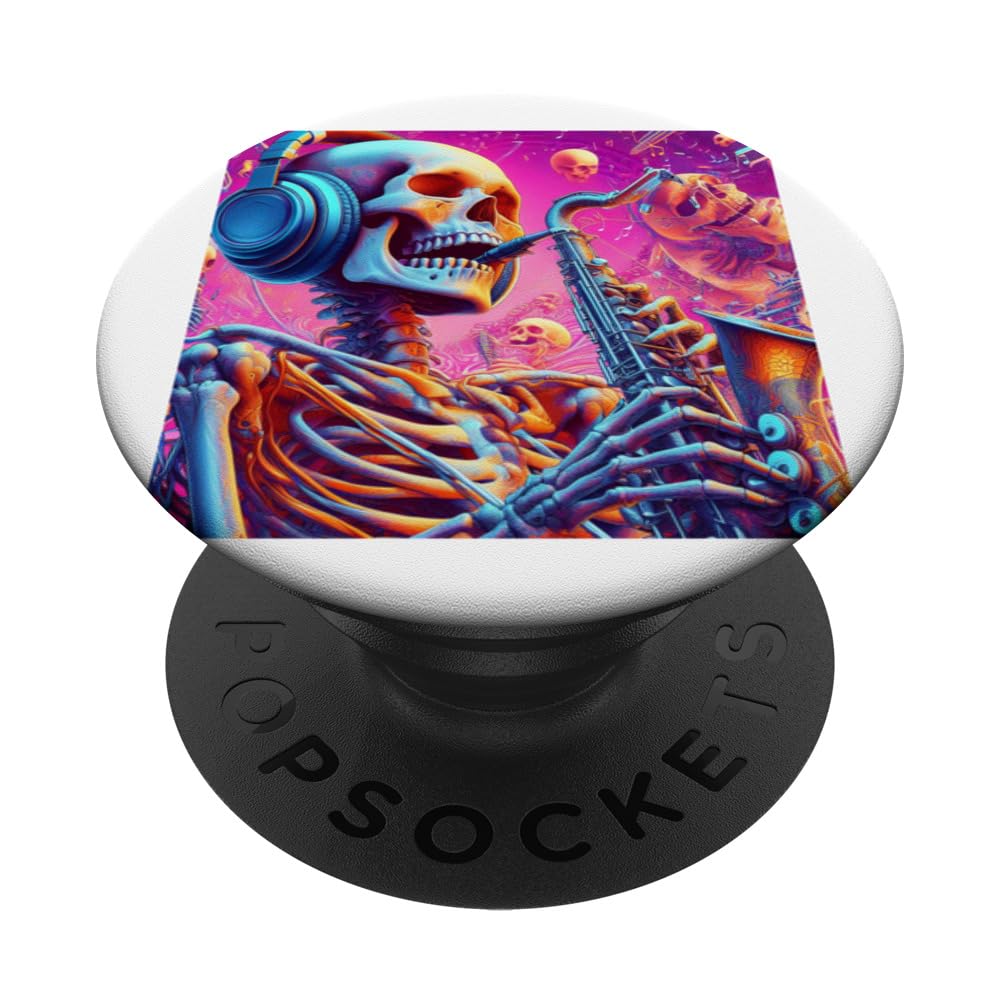 Bone Vibes Sax Music Nr. 1 PopSockets Swappable PopGrip