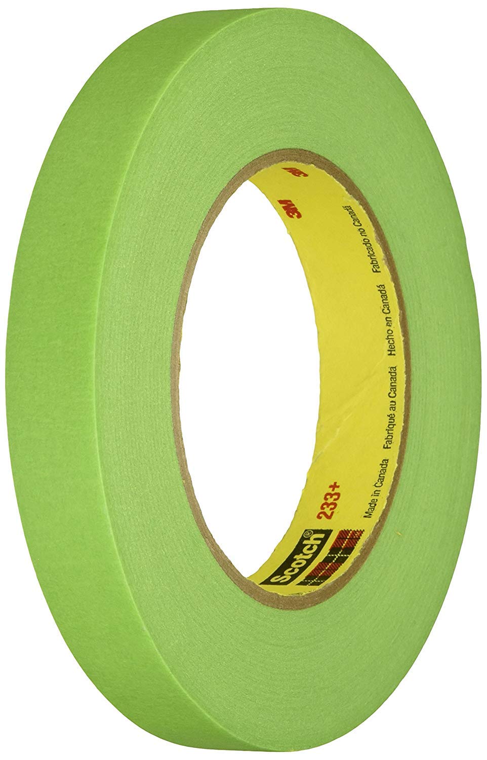 3M 233+ Crepe Paper Performance Masking Tape, 250 Degree F Performance