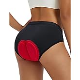 baleaf Women's 4D Padded Bike Underwear Cycling Shorts Biking Bicycle MTB Briefs Gear Clothes Biker Padding