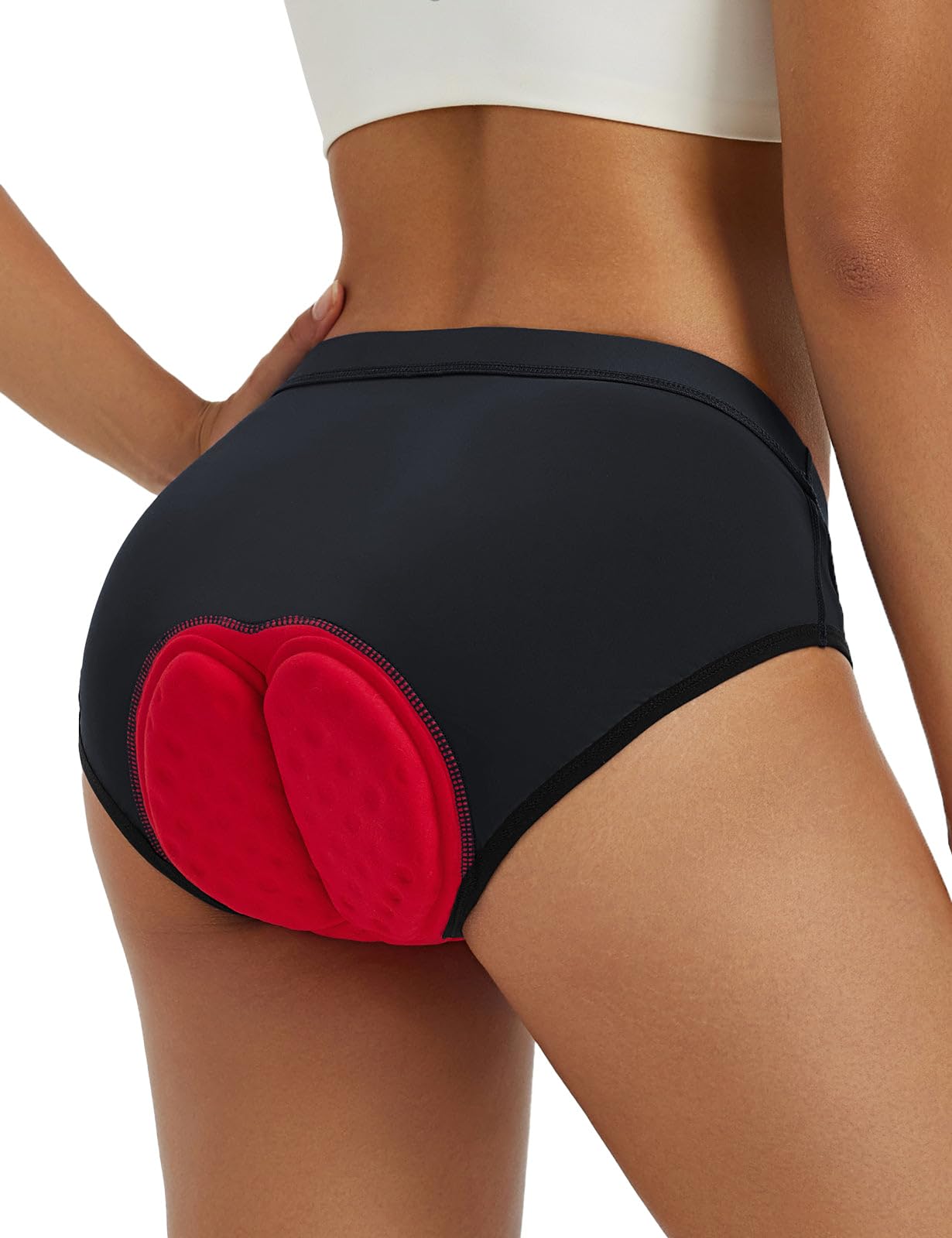 Photo 1 of baleaf Women's 4D Padded Bike Underwear Cycling Shorts Biking Bicycle MTB Briefs Gear Clothes Biker Padding Black L