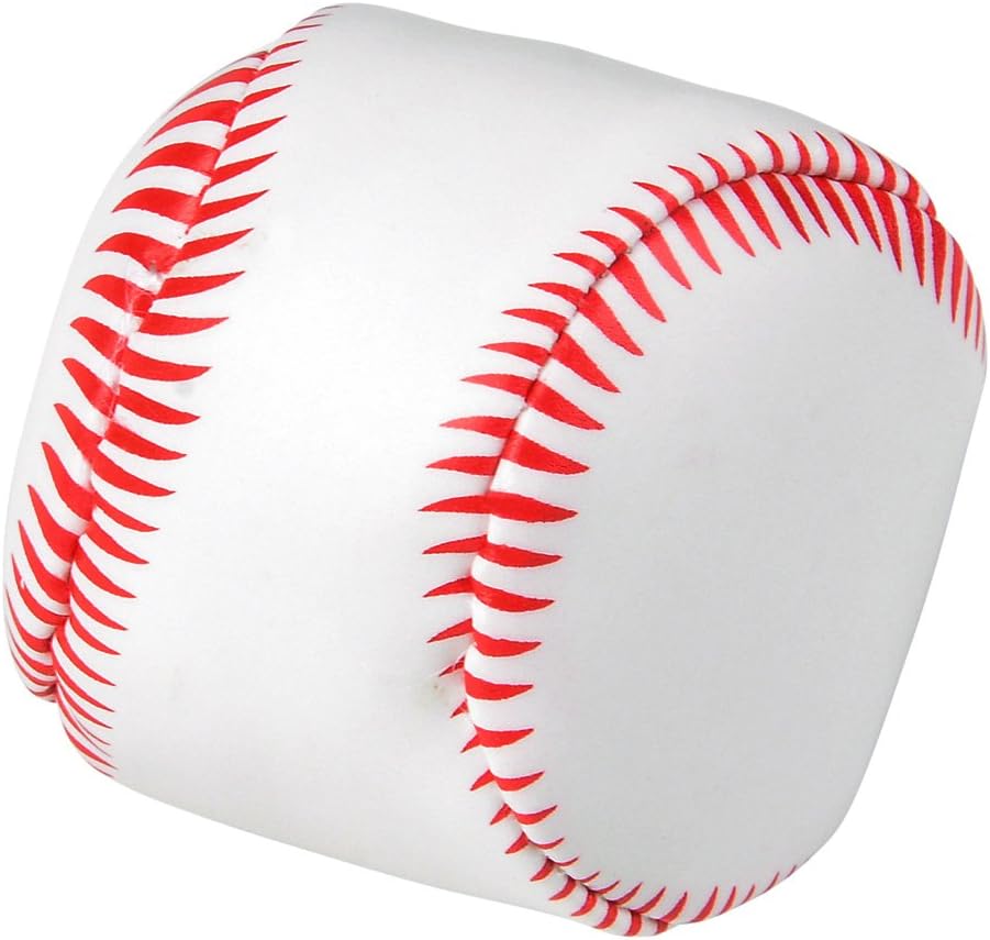Bedwina Mini Soft Baseballs - Pack of 24 Bulk - 2" Sports Themed Foam Baseball Toys and Squeeze Stress Relief Balls, Party Favor Supplies, Gifts and Stocking Stuffers for Kids: Toys & Games