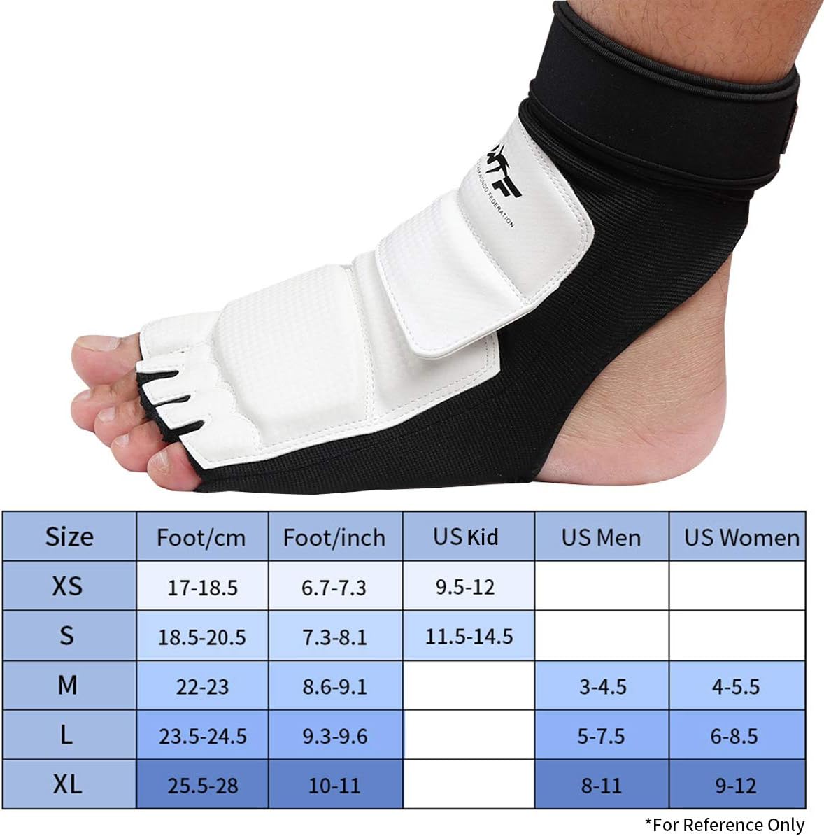 Goetland Taekwondo Foot Protector Gear Martial Arts Fight Boxing Punch Bag Sparring Training : Sports & Outdoors