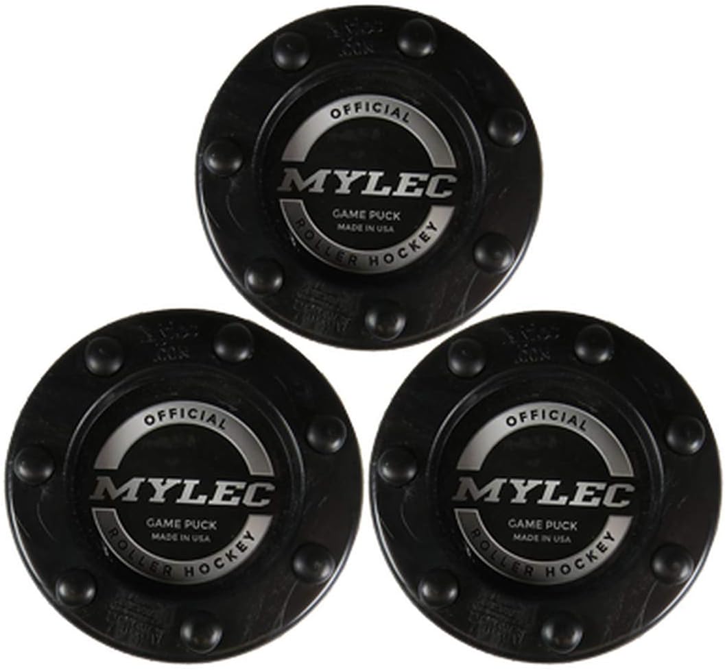 Mylec Official Roller Hockey Game Puck, Orange, (Pack of 3) : Sports & Outdoors