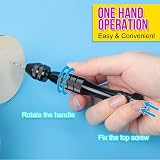 LEOBRO Hand Drill 12cm Pin Vise with 10 Drill Bits 0.8-3.0 mm view 6