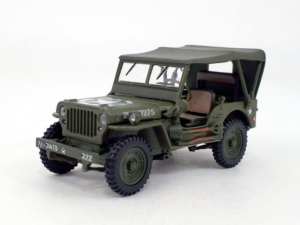 Willys MB Compatible with Jeep 4x4 Truck - 1/43 Scale Diecast Model