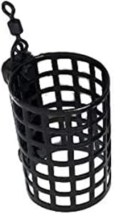 BZS Alloy Steel Round Black Cage Feeder with Swivel 10g-60g Pack of 10 view 3