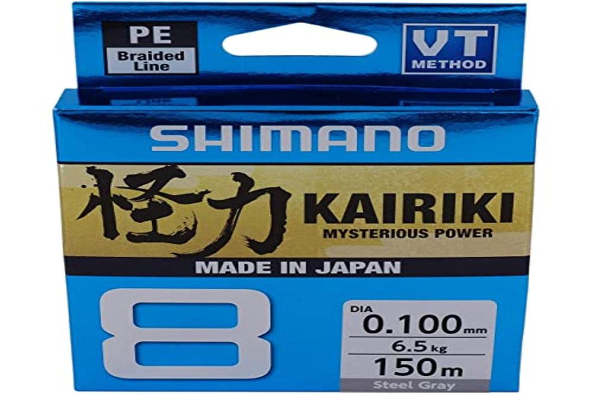 Line Kairiki 8 150 m 0.1 mm 6.5 kg Steel Gray — image 1