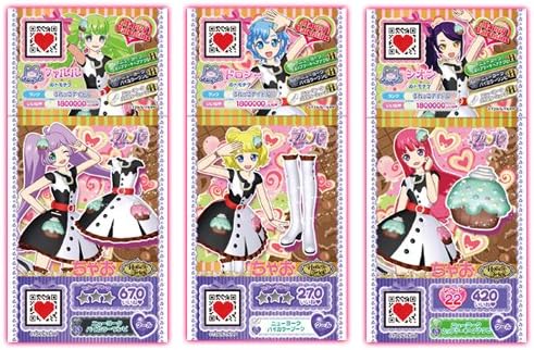 Amazon ちゃおオリジナル プリパラプリチケ スイーツコーデaセット ニューヨークカップケーキコーデセット トレカ 通販