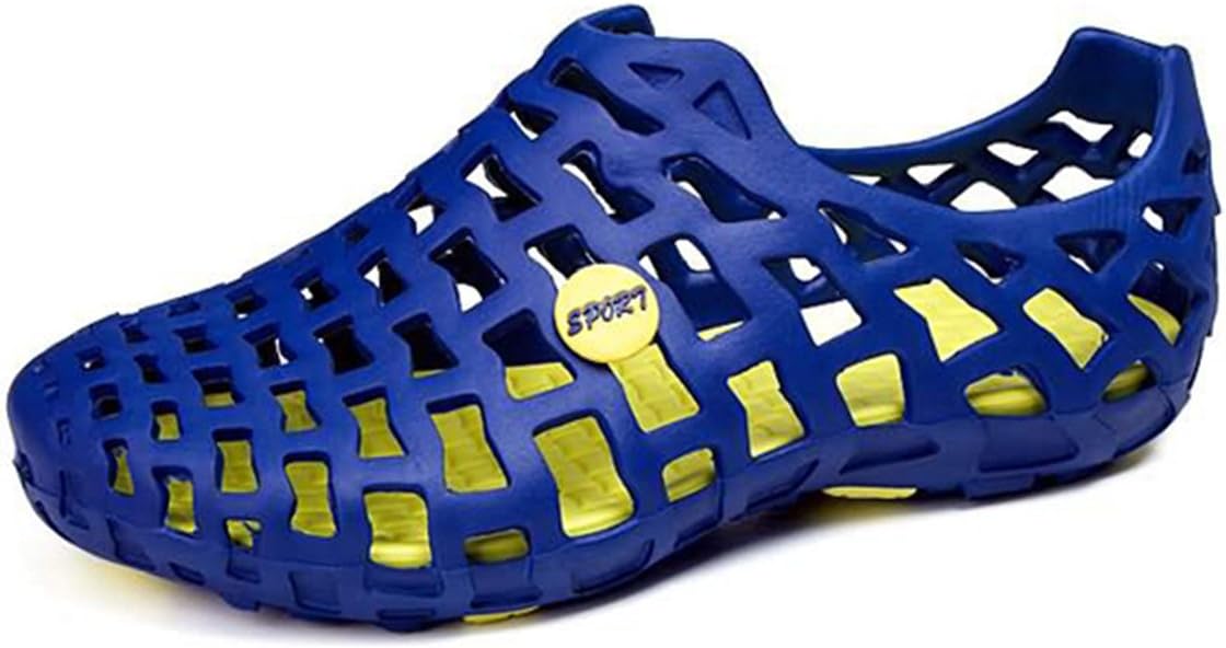 gracosy Women Men Water Shoes, Summer Beach Shoes Hollow Out Slippers Slip On Mules Clog Shoes Unisex Casual Lightweight Walking Sandals Mesh Breathable Quick Drying Aqua Sandals Garden Shoes 3-8.5 UK