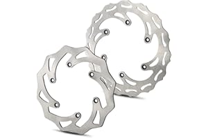 NICECNC Front Rear Brake Disc Rotor Compatible With KTM 125 250 350 450 500 SX XC EXC XCW EXC-F 1994-2022 Husqvarna 125-501 FE TE FC TC TX FX 2014-2022 Husaberg 125-570 TE FE FX 2009-2014,See Fitment