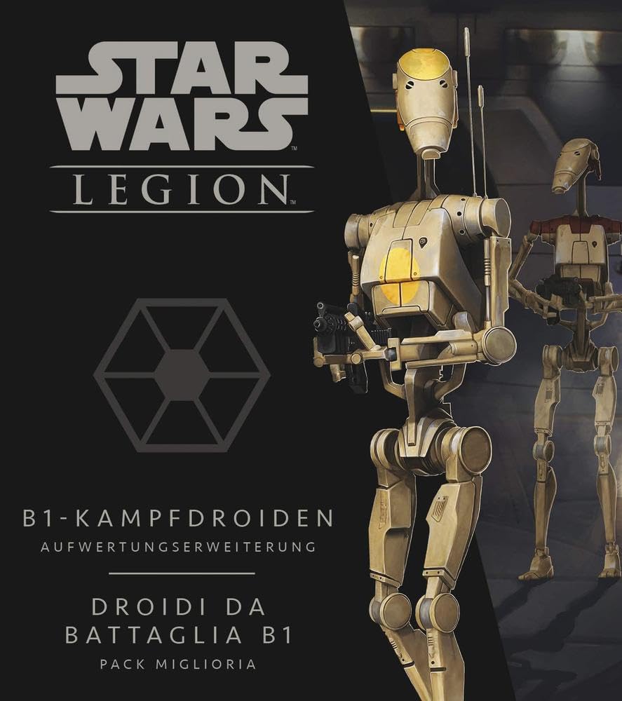 Atomic Mass Games, Star Wars: Legion - B1 Battle Droid Upgrade, Expansion, Tabletop, 2 Players, Ages 14+, 120-180 Minutes, German