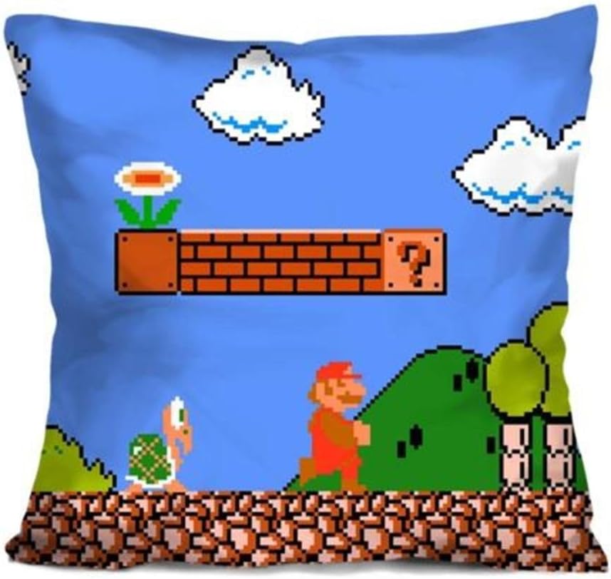 Amazon Com Damuyas Super Mario Bros Clasic Throw Pillow Case