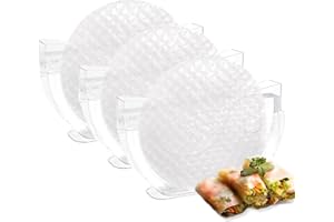 Aihmilcl Spring Roll Water Dipper for Rice Paper Wrappers Rice Paper Water Bowl Dipper Spring Roll Maker for Rice Wraps for Spring Rolls Rice Sheets for Spring Rolls 3 Pack