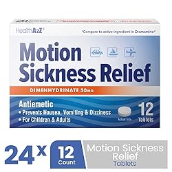 HealthA2Z® Motion Sickness Relief | Dimenhydrinate