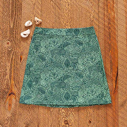 VICCKI Women Print Quick Wrap Bikini Cover-up Multitasks Travel Lady Beach Summer Skirt