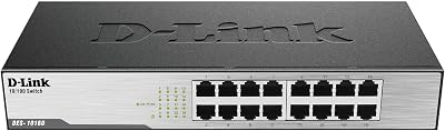 D-Link DES-1016D 16-Port Fast Ethernet Unmanaged Desktop Switch UK Model