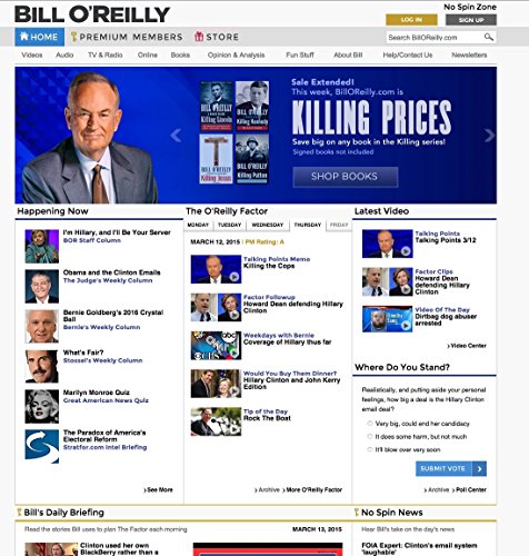 BillOReilly.com's Weekly Column