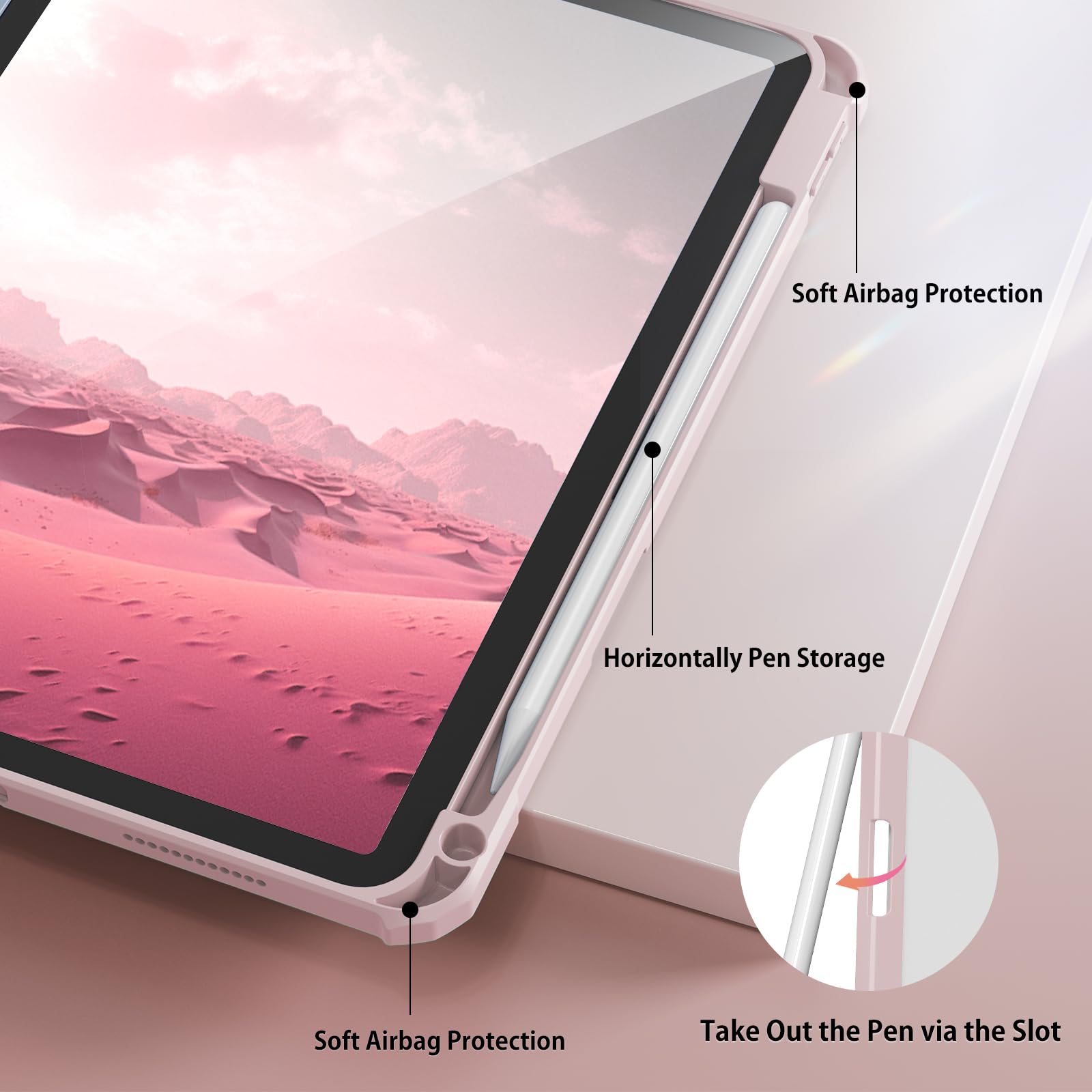 Kenke iPad 10th Generation Case 2022 with Pencil