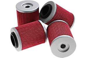 laffoonparts 420256188 4Pcs Oil Filter Kit Replacement for Can-Am Outlander 330 400 450 500 570 650 800 850 1000 Replace# 711