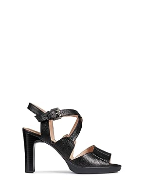 Geox Damen D Annya High B Peeptoe Sandalen