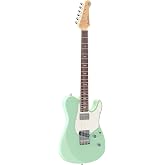 Pacifica SC Standard Plus Electric Guitar with Rosewood Fingerboard, Peppermint Green with Gig Case