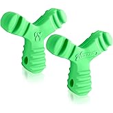 Chewies for Invisalign Aligners, Orthodontic Aligner Chewies Durable Aligner and Retainer Tray Seaters Medical Grade Silicone (Pack of 2) (Green)