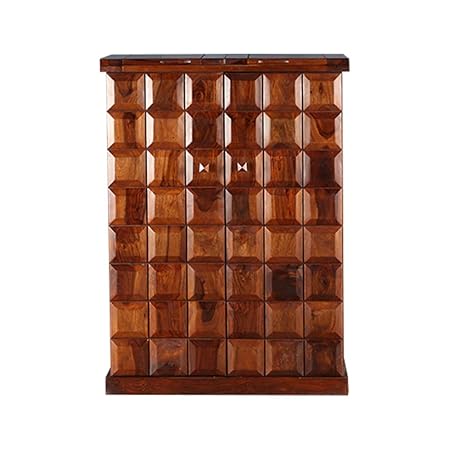 HomeTown Woodrow Solidwood Bar Cabinet