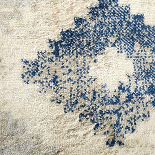 Home Dynamix Melrose Maritza Area Rug, 8x10, Blue/Ivory Pricepulse