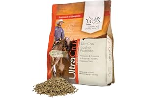 UltraCruz Equine Probiotic Supplement for Horses, 5 lb, Pellet (80 Day Supply)