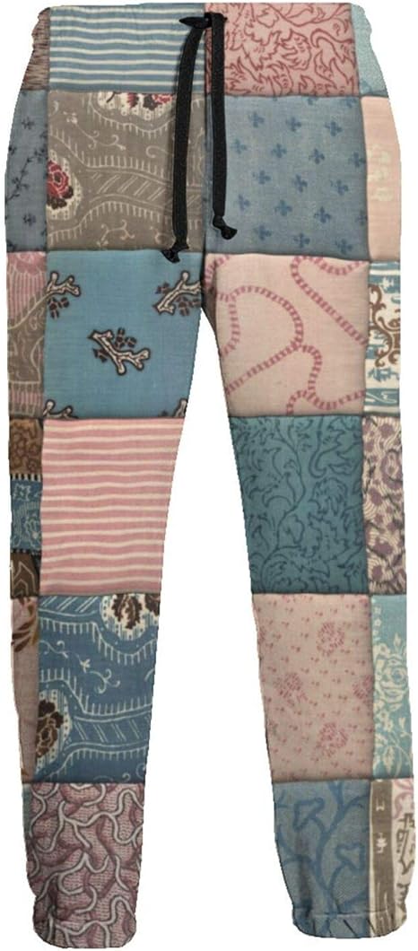HRiu00@ Athletic Pants for Mens, Elastic Country Patchwork Quilt Cotton Sweatpants: Amazon.ca 