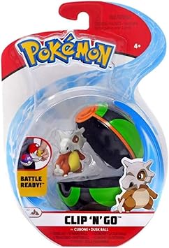 PoKéMoN Clip 'N' Go - Pelota de Cubone y atardecerse, Color café: Amazon.com.mx: Juegos y juguetes