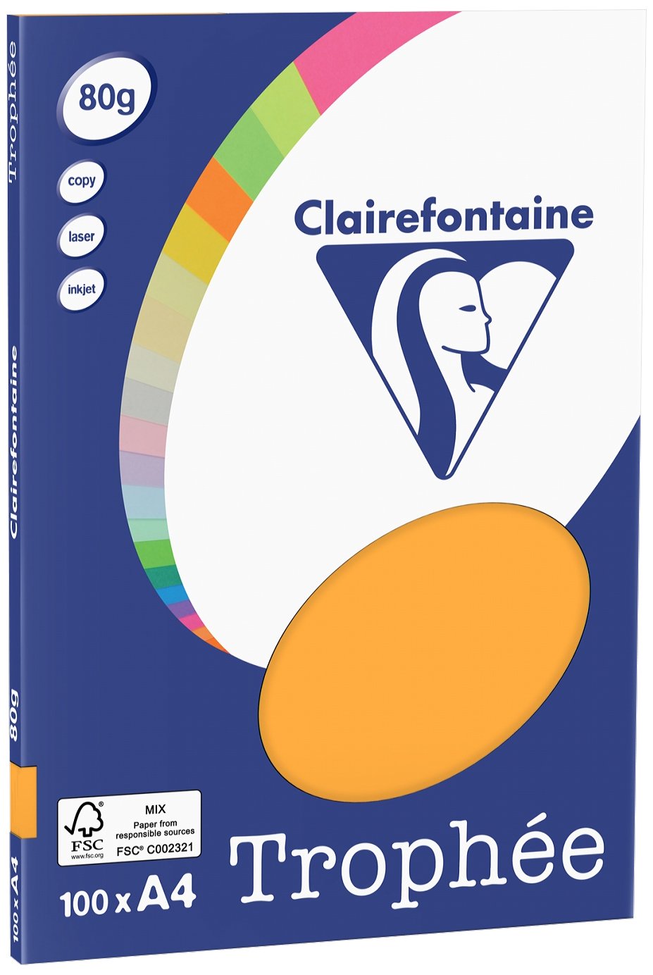 Papier A4 PPP 80g Clementine 100B