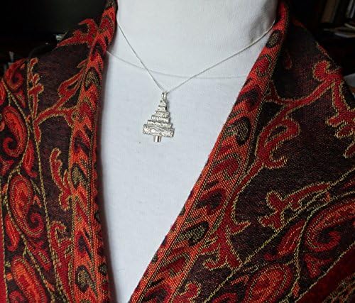 Filigree Patterned Tree - Solid Sterling - One of Kind - Ship Priority