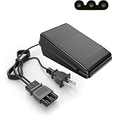 Foot Pedal Power Cord Replacement for Janome Sewing Machine Compatible with Janome 033770217 hd1000 128 2212 7318 7933 3434d Kenmore 385.12318990 385.12908 384 385 1802400