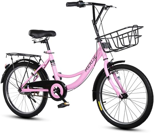 pink adult bicycle