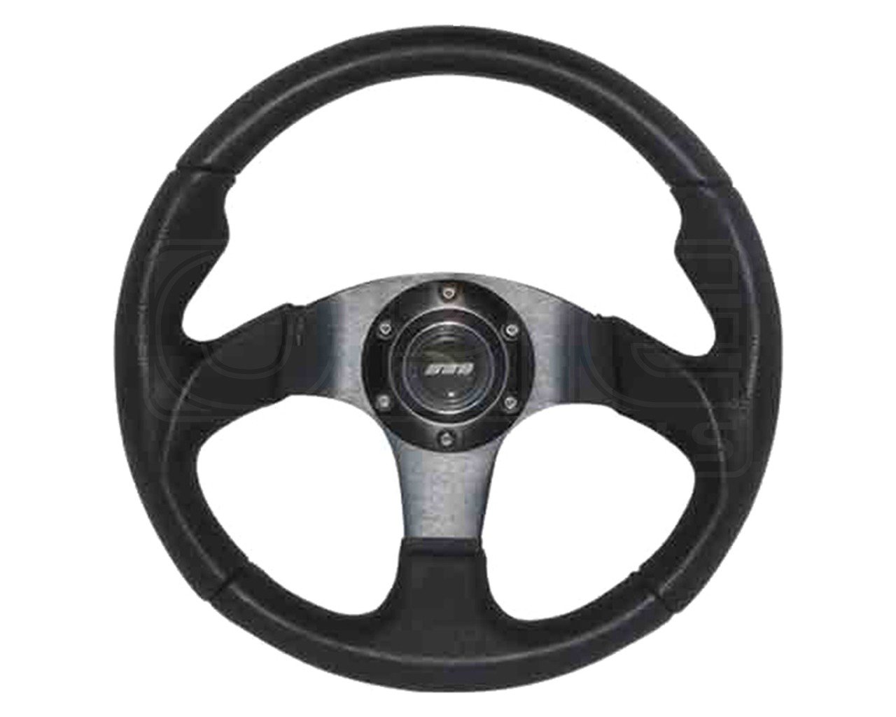 Mountney M32X3PB M Range Steering Wheel , With Black Anodised Center ,3 Spoke Black Moulded Wheel, 320mm in Size