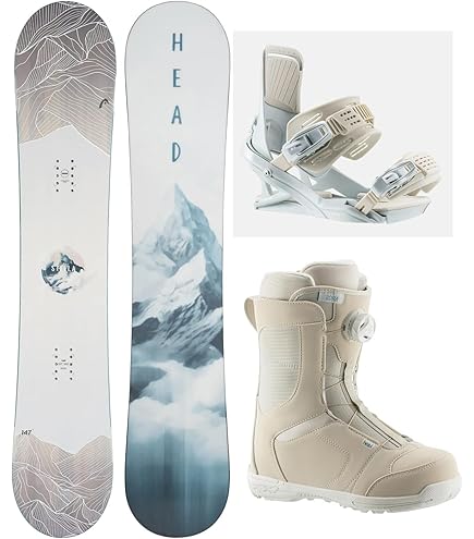 Amazon.com : 2024 HEAD Jade Women's Snowboard Package Bindings BOA