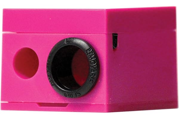 Annabelle 3-in-1 Sharpener, Cosmetic Pencil Sharpener, Ultra-Sharp Blades, Includes Removable Adapter for Larger Pencils, Per