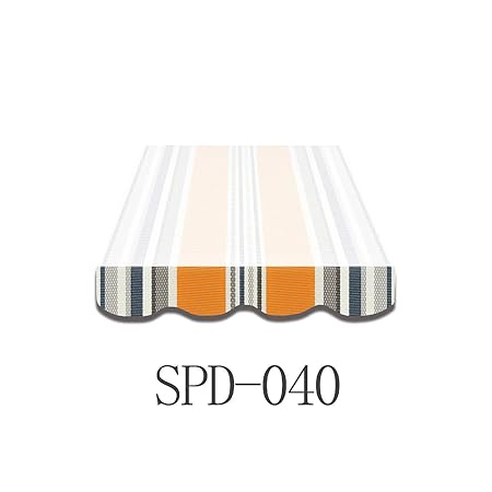 Home & Trends Markisen Volant Markisenbespannung Ersatzstoffe SPD040 Maße 3 x 0.23 m Markisenstoffen fertig genäht mit Bordeu