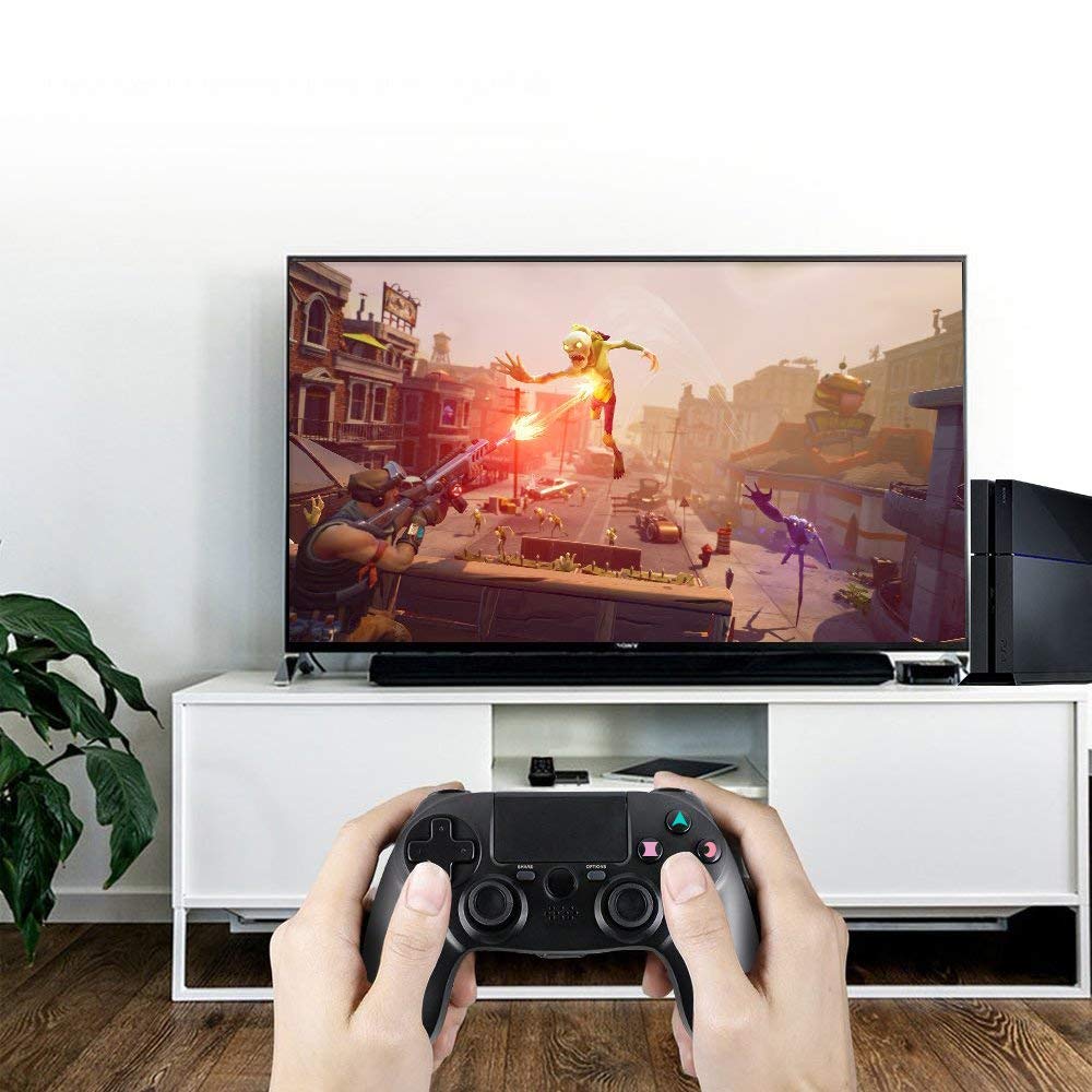 PS4 Controller Wireless Dual Vibration GamePad for PlayStation 4 Pro Gaming Remote Control Support PS3 PS2 PC without Headphone Jack