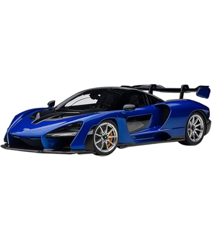 Amazon.com: Auto Art Models McLaren Senna Trophy Kyanos Blue and