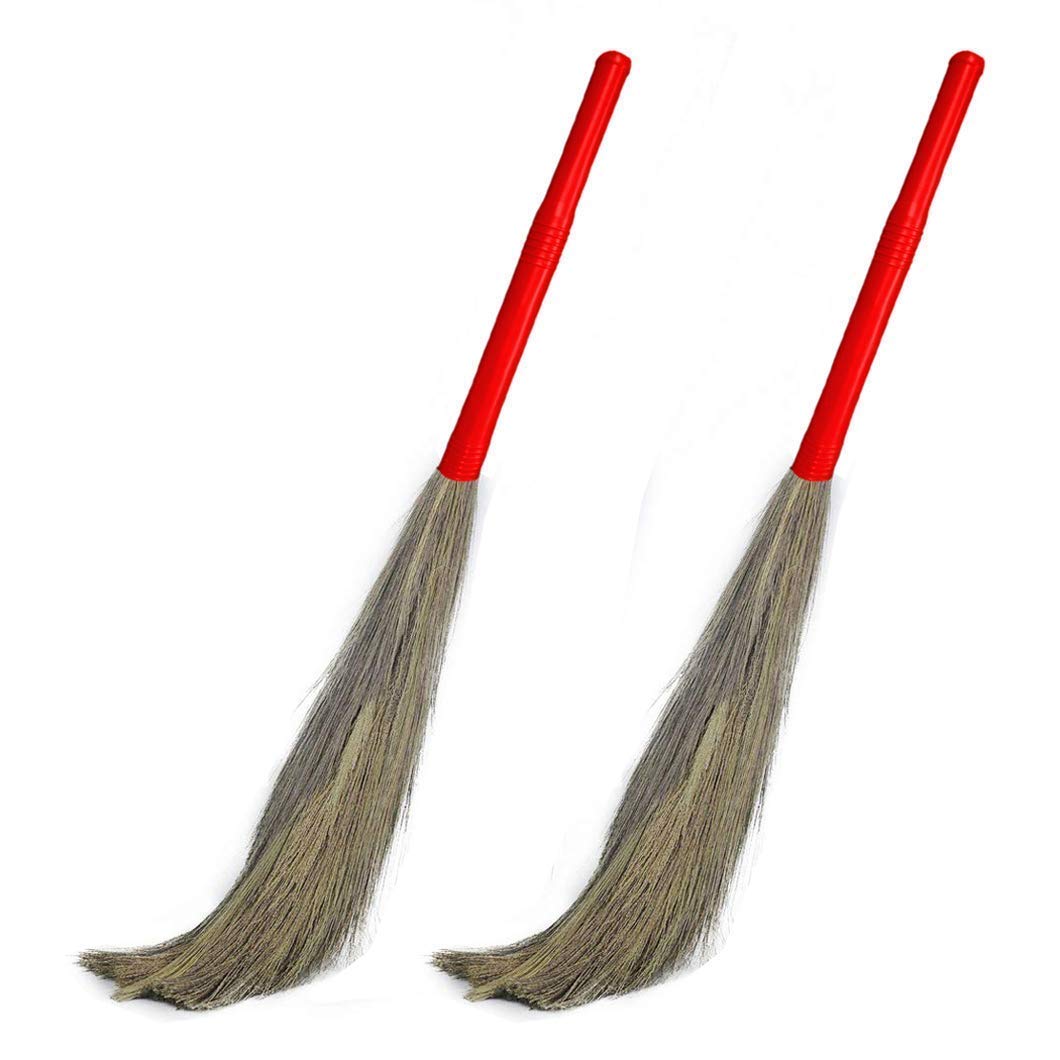 DE Eco Friendly Soft Grass Floor Cleaning Broom for Home & Office Cleaning Dust Free Multi