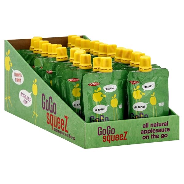 GOGO, APPLESAUCE, SQUZ TRAY, 18/3.2OZ (PACK OF 4 )