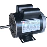 NEW 2 HP SPL Compressor Duty Electric Motor, 3450 RPM, 56 Frame, 5/8" Shaft Diameter,120/240 Volt