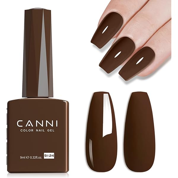 18cmパールブラウン Amazon.com : CANNI Brown Gel Nail Polish, 1Pcs Fall Winter Gel