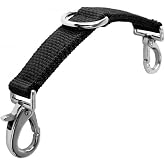 Horze Lunging Strap for Horse Lunge Line - Black - Horse