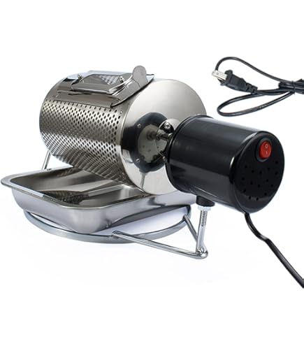 Torréfacteur Grains Café Céramique Avec Poignée Cuir - Petit Torréfacteur Maison 80-150g