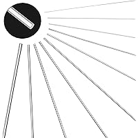 304 Stainless Steel Spring Wire, 40cm Lengh Straight Steeless Steel Spring Wire Assortment Kit, Hard Steel Straight Wire Diam