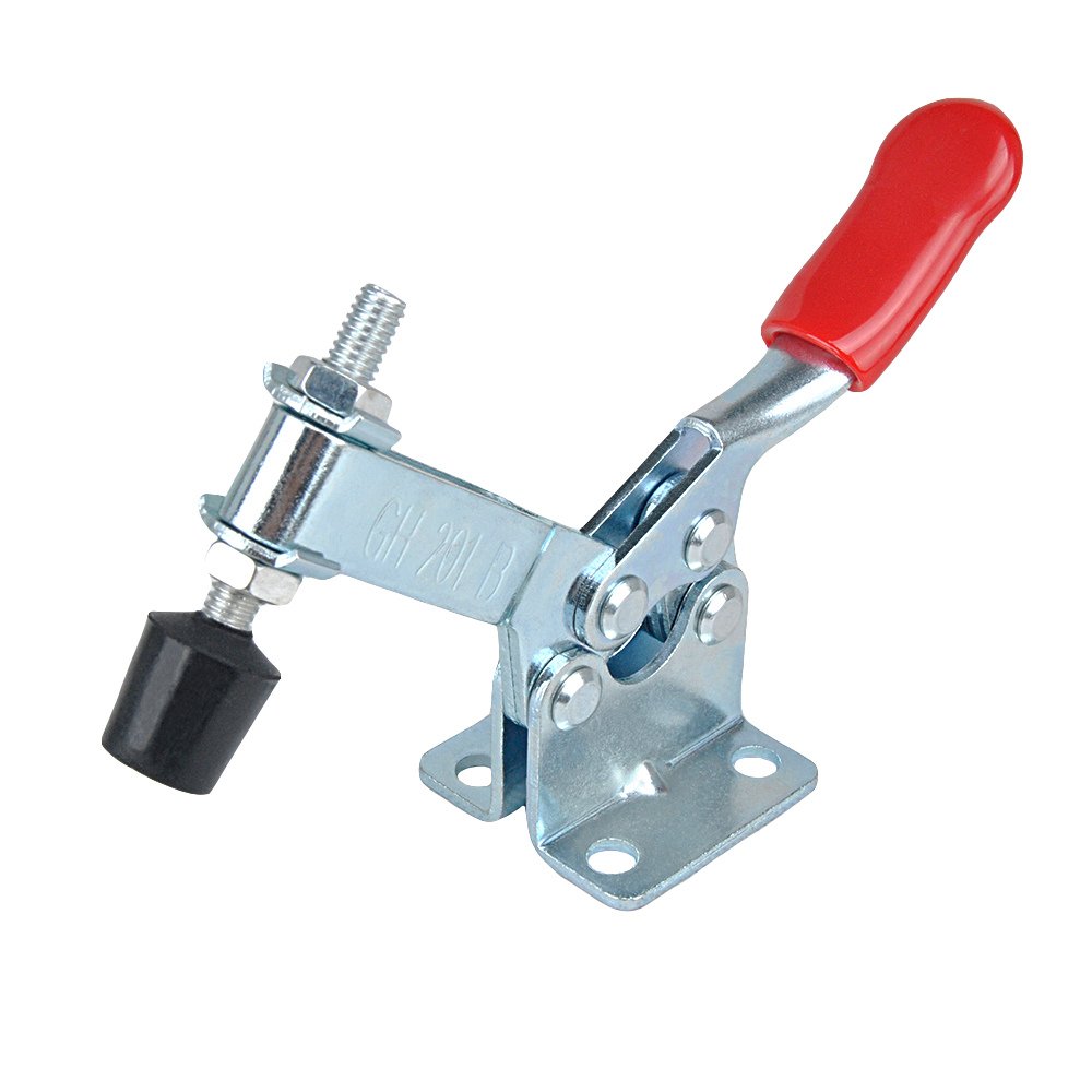 E-TING Hand Tool Toggle Clamp 201B Antislip Red Horizontal Clamp 201-B Quick Release Tool