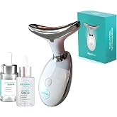 MyoGlow Upper Arm Lifting Device, Red Light LED for Face, Neck, Legs | My Derma Dream, 3 Light Modes, Sonic Vibration, Rechargeable Cordless, Jawline, Thighs, Handheld